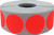 Blank Shooting Target Pasters Fluorescent Red 1 Inch Round Circle Dots 500 Adhesive Target Stickers