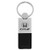 Au Tomotive Gold INC Honda CRZ Black Leather Chrome Car Fob Key Chain Ring