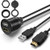 USB HDMI Mount Cable  1 Meter 3ft USB and HDMI Extension Flush, Dash, Panel Mount Cable, for Car, Boat, Motorcycle