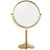 DOWRY 8 Inch Tabletop Swivel Vanity Mirror 3X Magnification13 inch HeightGold Finish Copper 2202J  3X