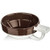 Fine Lather Bowl Shaving Scuttle   The Finest Soap Cream Lather Bowls   The Finest Shave For Men   Compliments Your Shave Dish or Cup   Includes Brush Rest Handle and Wall Mounting  Brown White