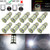 Boodled 10 X 1157 BA15D 5050 27SMD LED DC 9-14V Xenon White Boat Marine RV Car Light Bulb 1142 1076 ( 2x1157-5050-27-W-ZF)