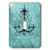 3dRose lsp 6396 1 Chandelier On Vintage Background Single Toggle Switch Multicolored