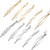 10 Pieces Geometric Metal Hair Clips Minimalist Dainty Hair Barrettes Metal Hair Accessories for Women Headwear Accessories 5 Styles  Gold Silver