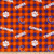 Sykel Enterprises NCAA Clemson Tigers Buffalo Plaid Cotton Orange Purple White Yard
