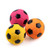 Chiwava 3PCS 27   Squeak Latex Dog Toy Football Chew Fetch Throw Ball for Medium Dogs Interactive Play