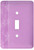 3dRose lsp 36832 1 Christmas Purple Background With Snowflakes Single Toggle Switch