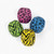 Neon Animal Print Kick Ball (1 dozen) - Bulk [Toy]