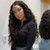 AISI Queens Wigs for Women Long Curly Hair Womens Black Wavy Wig for Styling Synthetic Lace Front Heat Resistant Durable