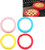 4 Colors  Adjustable Pie Crust ShieldAdjustable Pie Shield  Pie Crust Protector Shield Kitchen Tool for Baking Pie Fit 8 Inch to 11 Inch Diameter Pies Protector Shield