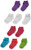 Hanes Girls  Toddler Ankle EZ Sort Socks Assorted 10 Pack