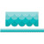 Creative Teaching Press Ombre Turquoise Scallops Borders (0182)