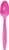 amscan Plastic Spoons One Size Bright Pink  43601103
