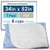 Waterproof Bed Pad 34 x 52 Inches   Super Absorbent Large Mattress Sheet Protector Underpad