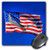 3dRose LLC 8 x 8 x 0.25 Inches Mouse Pad, American Flag And Bald Eagle (mp_53334_1)