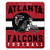 NFL Atlanta Falcons Singular Fleece Throw 50 inch by 60 inch Red