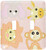3dRose lsp 6147 2 Curious Baby Animals  Lion Monkey Giraffe Elephant on Pink Background Double Toggle Switch Multicolor