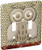 3dRose lsp 108100 2 Cute Owl with Big Eyes and Pretty Background Double Toggle Switch