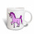 3dRose Cute Pink and Purple Unicorn Ceramic Mug 15 Ounce