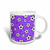 3dRose Cute Purple Soccer Star Print Ceramic Mug 15 Ounce