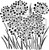Crafters Workshop TCW726 Template 12"X12", Onion Blossoms