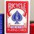 Bicycle Faro  Red Playing Cards Limited Edition   Clear Protective Playing Cards Case