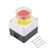 uxcell Push Button Switch Station Latching NC NO Mushroom Emergency Stop Switch with Protective Cover