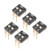 uxcell 5 Pcs Black DIP Switch Horizontal 1 2 Positions 254mm Pitch for Circuit Breadboards PCB