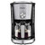 Coffee Maker 10 Cups Drip Coffee Machine with Glass Pot Anti Drip Design 125 Liter Glass Carafe Stainless Steel