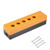 uxcell Push Button Switch Control Station Box 22mm 5 Holes Yellow and Black