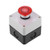 uxcell Push Button Switch Station Momentary 1NC 1NO Mushroom Red Switch 600V 10A