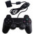 PS2 Wired Controller Double Shock Dual Vibration Twin Shock Gamepad for Sony Playstation 2 Black