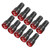 uxcell 10Pcs Red Indicator Light with Buzzer AC DC 24V 22mm Panel Mount Flashing Alarm for Electrical Control Panel HVAC DIY Projects