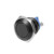 uxcell Momentary Metal Push Button Switch 16mm Mounting Dia 3A 2 Screw Terminals Flat Head Black
