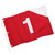 KINGTOP Golf Flag with Grommets and Securing Strings Putting Green Flags for Yard Durable Heavy Duty 420D Nylon Golf Pin Flag 20  L x 13  H Number 1