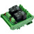 CZH Labs DIN Rail Mount 24V Passive 2 SPST NO 30Amp Power Relay Module