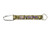NCAA LSU Tigers Brown Camo Carabiner Keychain