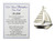 Ganz Let Your Dreams Set Sail Inspirational Charm Pocket Token with Story Card ~ 1 Token   Card