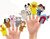 RIY 10Pcs Story Time Finger Puppets - Old Macdonald Had A Farm Educational Puppets