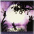 3dRose CST 35668 3 Fairies and Dragonflies with an Purple Moon Ceramic Tile Coasters Set of 4