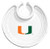 NCAA Miami Hurricanes Fanplates White One Size