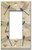 Single Gang Rocker Wall Plate - Dragonflies & Butterflies