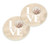 P Graham Dunn Love Seashell Sandy Beach Look 3 x 3 Ceramic Car Coasters 2 Pack