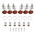 Guitar Tuning Pegs Tuners Machine Heads  Tuning Pegs Locking Tuners Machine Heads for Acoustic Electric Guitar Acoustic Guitar Machine Heads Knobs Guitar String Tuning Peg Tuner  3L   3R   Silver