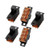 uxcell 5pcs DPDT 2 Position 6 Terminals Panel Mount Horizontal Slide Switch