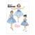 BUTTERICK PATTERNS B6315 Children's/Girls' Pleated-Cummerbund Dresses, Size CL (6-7-8)