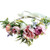 Tutuziyyy Flower Headband Handmade Adjustable Wreath Halo Crown Floral Wedding Garland Headband For Beach Party Festival Purple
