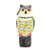 AMILIEe Owl Decoy 360 Rotate Head to Scare Birds Scarecrow Owl Decoy Statue Realistic Scary Sounds   Shadow Fake Owl Outdoor Pest Bird Deterrent for Patio Yard Garden Protector  Yellow