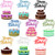 45 Pieces Happy Birthday Cake Toppers Glitter Birthday Cupcake Topper Picks for Birthday Party Cake Decoration 9 Colors