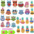 Cieovo 26Pcs 5D DIY Animal Diamond Painting Kits for Kids Owl Pineapple Diamond Painting Stickers Handmade Digital Diamond Arts Craft Mosaic Stickers Painting by Numbers Kits for Adult Beginners